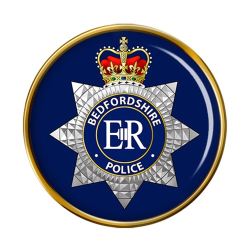 Bedfordshire police pin badge - bedfordshire,