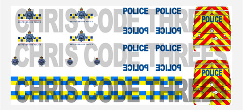 Code police adhesive vinyl - 3,